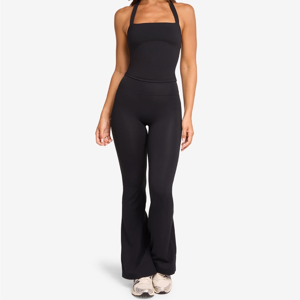 Chic Black Women's Flare Jumpsuit
